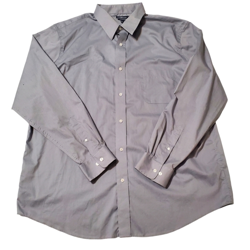 Croft&Barrow long sleeve dress shirt gray size :18 1/2 (36/37)